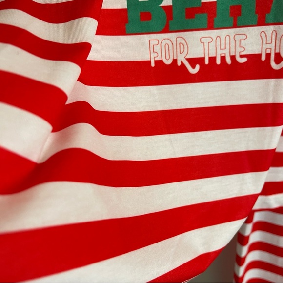 New Christmas Pajamas Set-2023 Stripe Matching Family Pajamas For DAD/Medium - Picture 4 of 9